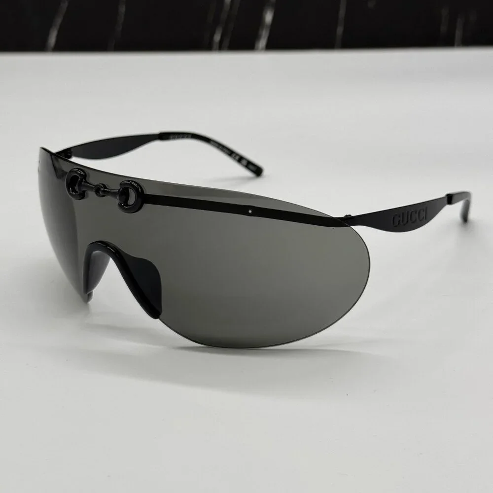 NEW GG1656S 001 GUCCI SHIELD MASK SUNGLASSES GUCCI